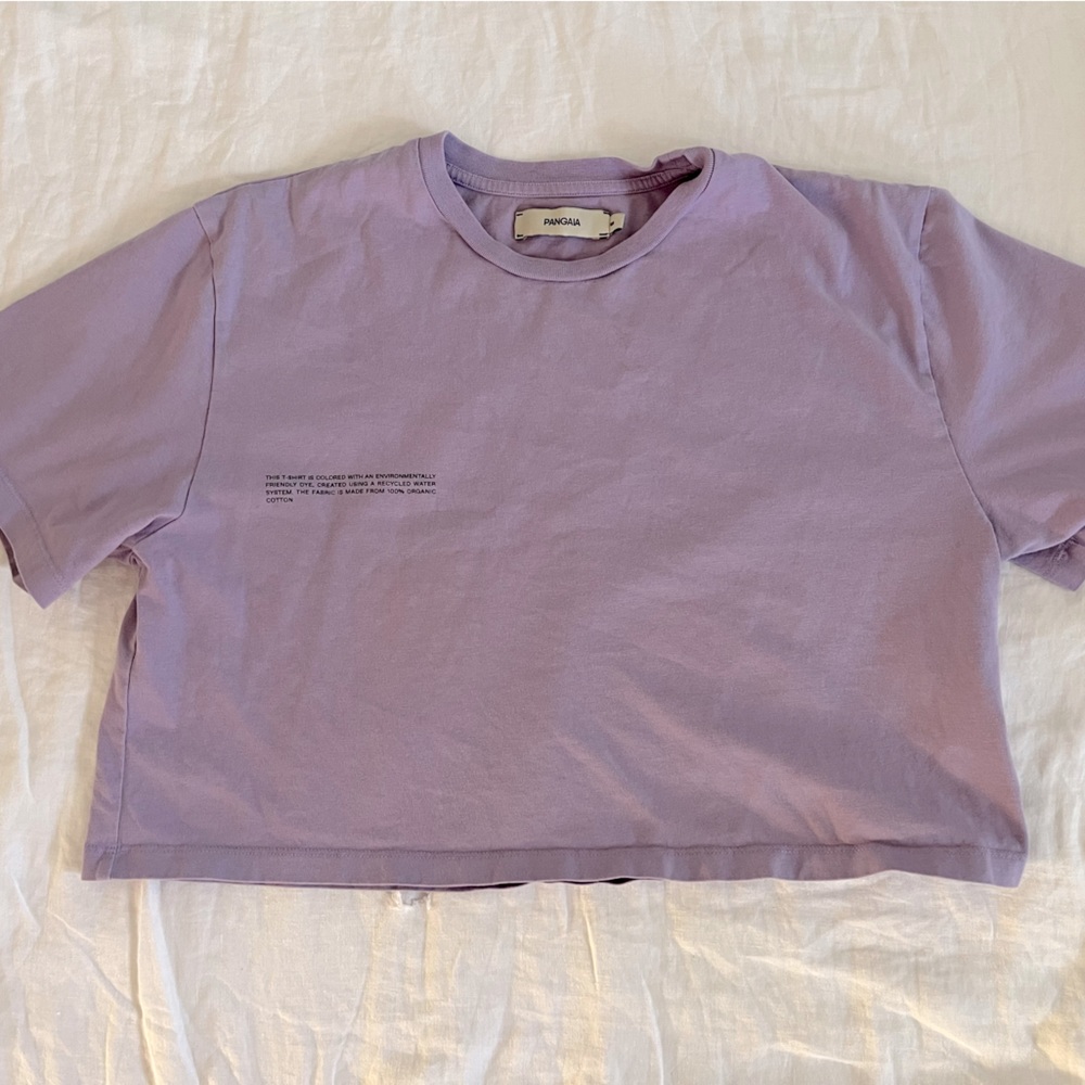 Pangaia crop top tee